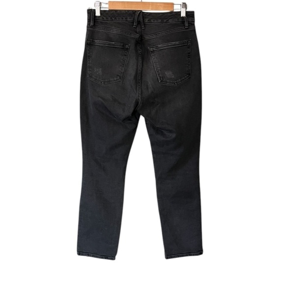 Good American Good Classic Ripped Straight Crop - Picture 3 of 10